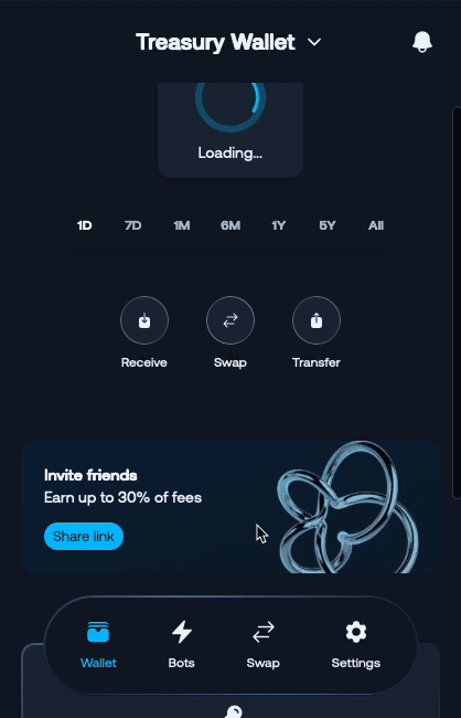 Create multisig wallet demonstration