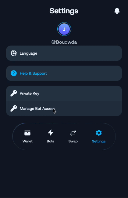 Disable Sharkblock bot demonstration