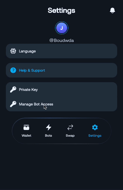 Enable Sharkblock bot demonstration